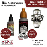 The Army Painter Warpaints Air Metallics: Plate Mail Metal (AW1130)