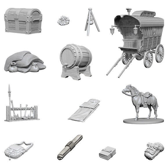 D&D Nolzur's Marvelous Miniatures: Adventurer's Campsite (73220)