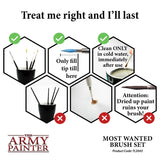 The Army Painter: Most Wanted Brush Set (TL5043) - LAST CHANCE: Won't be restocked!