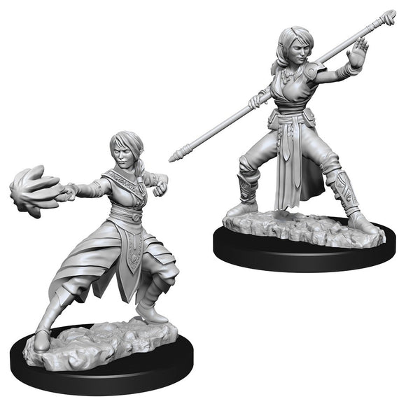 D&D Nolzur's Marvelous Miniatures: Female Half-Elf Monk (73839)