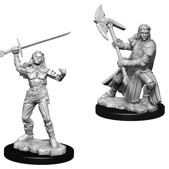 D&D Nolzur's Marvelous Miniatures: Female Half-Orc Fighter (73542)