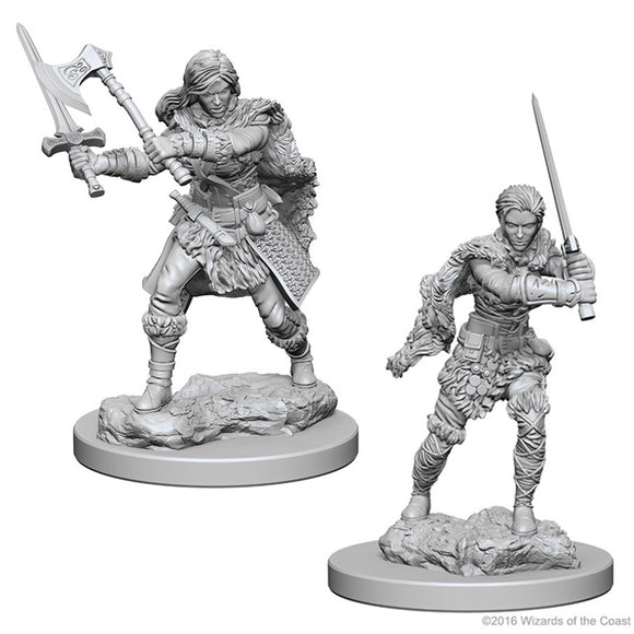 D&D Nolzur's Marvelous Miniatures: Human Barbarian (Female) (72644)