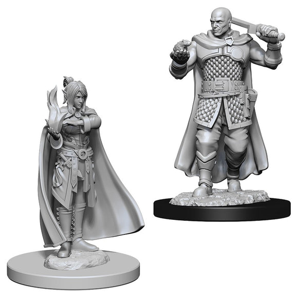 D&D Nolzur's Marvelous Miniatures: Human Ranger & Moon Elf Sorcerer (73675)