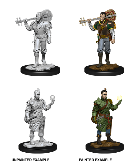 D&D Nolzur's Marvelous Miniatures: Male Half-Elf Bard (90055)