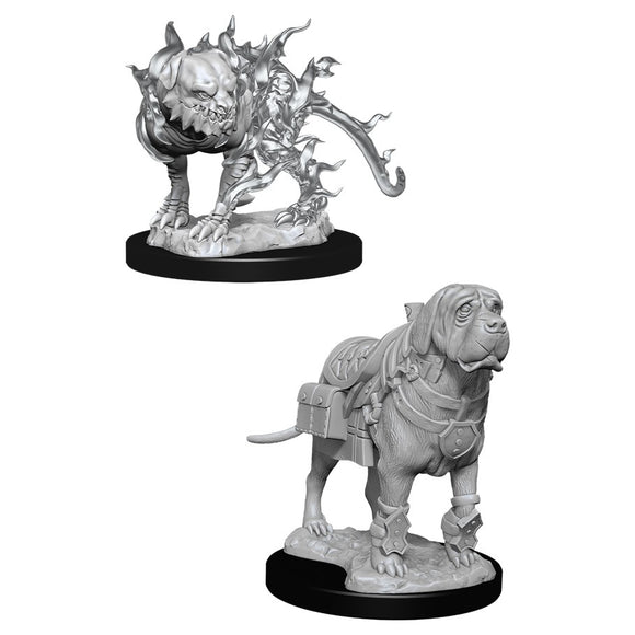 D&D Nolzur's Marvelous Miniatures: Mastiff & Shadow Mastiff (90017)