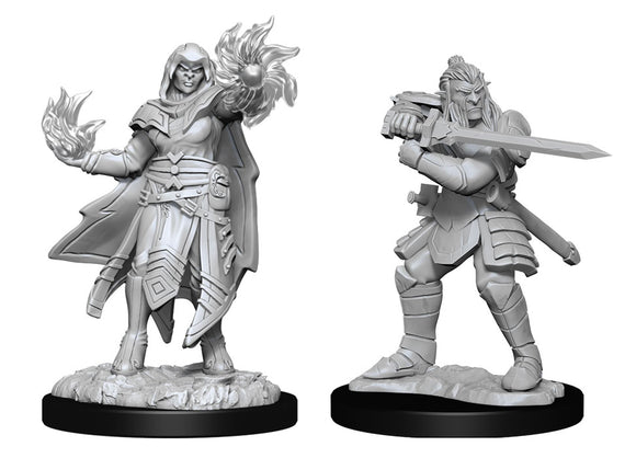 D&D Nolzur's Marvelous Miniatures: Hobgoblin Fighter Male & Wizard Female (90310)