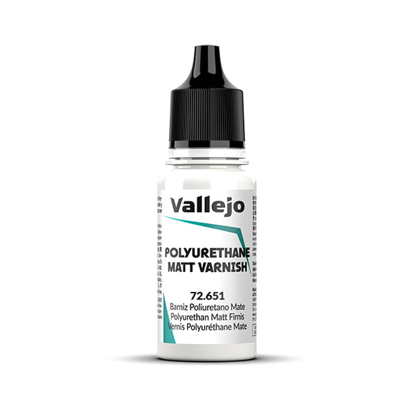 Vallejo Auxiliaries: Polyurethane Matt Varnish (18ml) (72.651)