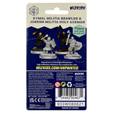 Critical Role Unpainted Miniatures: Kymal Militia Brawler & Jorenn Militia Holy Axeman (90467) - LAST CHANCE: Won't be restocked!